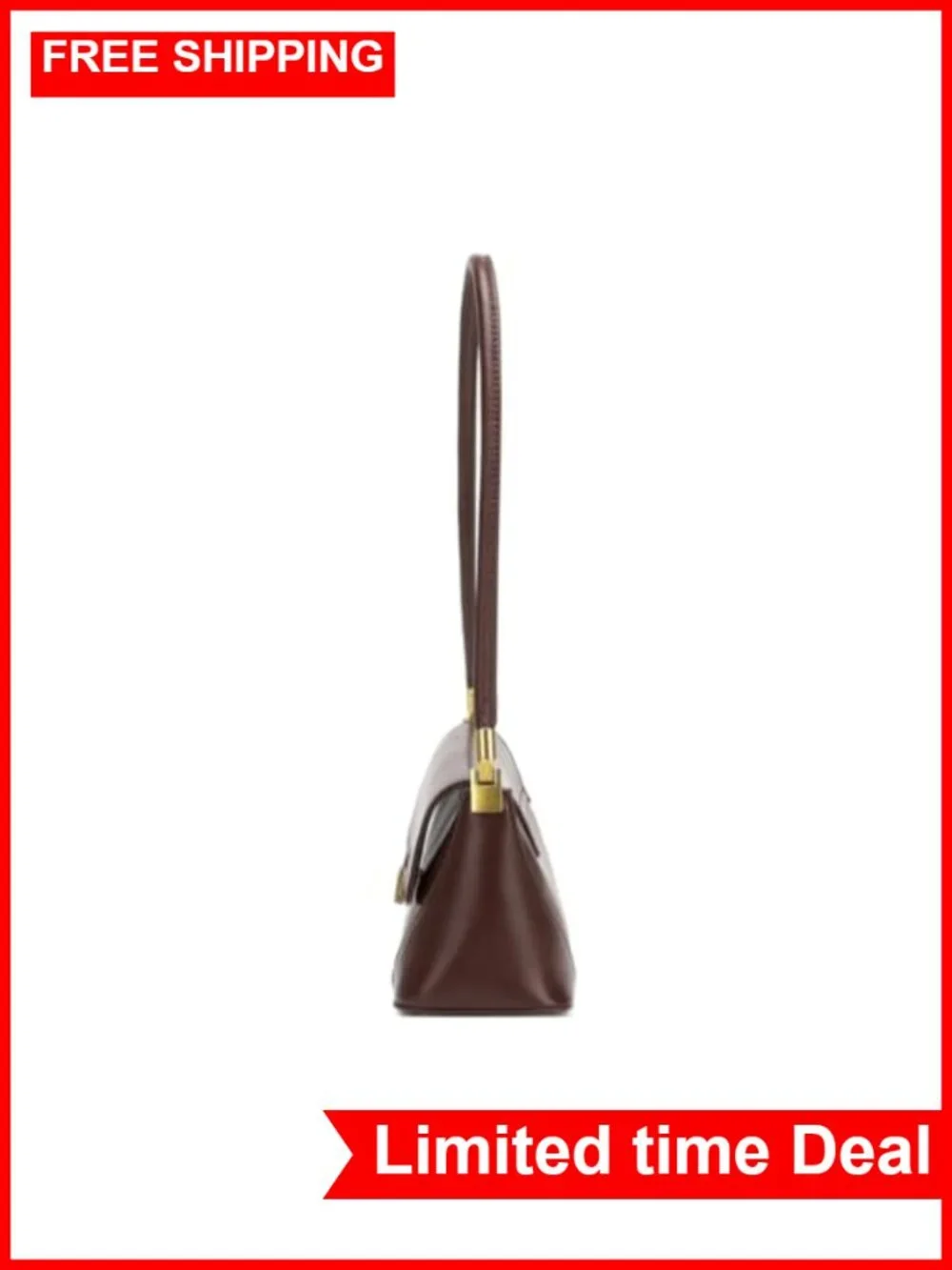 Vintage Hobo Shoulder Bag PU Leather Mini Tote Purse Women Retro Handbag